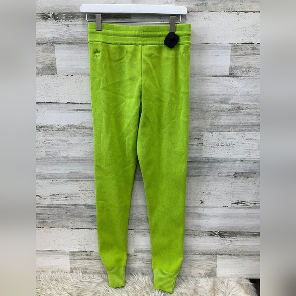 Adidas ivy park  Bright Green Ribbed Turtleneck Bodysuit and pants  size s - Picture 5 of 16
